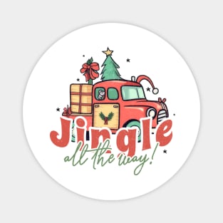 Jingle All The Way Vintag Magnet